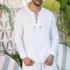 Milos Laced Long Sleeve Top|Blanco By Nature Discount