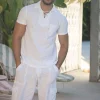 Rhode Collared Lace Shirt|Blanco By Nature Online